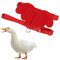 Entengeschirr, Kleintier Gehgeschirr Verstellbares Hühnergeschirr Hühnerweste Atmungsaktives Nylon Outdoor Training Zugseil Traktionsseil Brustgurt Wandergeschirr Leine für Ente Huhn und Gans