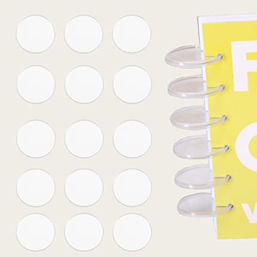 20 Stück Discbound Disc 5,1 cm Buchbinderscheiben, transparente Erweiterungsscheiben, Notizbücher, Planer, Discs für DIY-Notebooks und Planer, Scrapbooking-Zubehör
