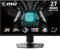 MSI G272QPF 27 Inch WQHD Gaming Monitor - 2560 x 1440 Rapid IPS Panel, 170 Hz / 1ms GtG, 120.22% sRGB Colour Gamut, G-SYNC compatible - DP 1.2a, HDMI 2.0b CEC, Anti-Flicker, Less Blue light, Black