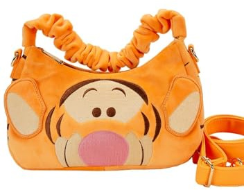 Loungefly Disney Winnie Puuh Tigger Plüsch Crossbody Bag, Mehrfarbig/Meereswellen (Ocean Tides)