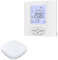 Qiumi Zigbee Thermostat for individual Gas/Water Boiler Heating Works with Alexa Google Home Dry Contact Battery Powered