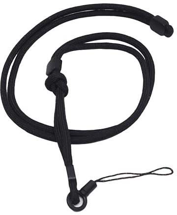 BAWAKO 4er Schlüsselbander trennbar, Umhängeband für Schlüssel Namensschild Handy Kamera, Lanyard Schlüsselanhänger Damen und Herren (Schwarz)