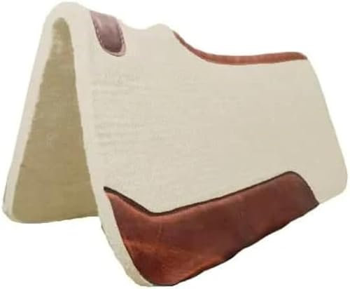 EQUIGEAR Westernpferd-Filzpad/Konturpad aus hochwertigem Wollfilz in den Größen 32 x 32 Zoll und 30 x 30 Zoll A11 (32x32)