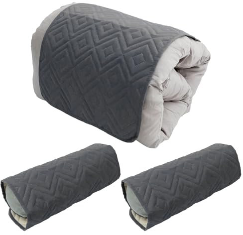 Foppla 3 Teile Liege Kopfstütze Schutz Polyester Kopfstütze Schutz für Liege Stuhl verschleißfeste Sofa Kopfstütze Abdeckung dekorative Sofa Kopfstütze Schutz für Home Office Liege Sofa 56 x 38 cm