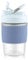 Sivaphe Reusable Glass Coffee Cup | 12oz/350ml Leakproof Travel Mug with Portable Metal Handle,Blue| Borosilicate Glass,Eco-Friendly,BPA-Free|Camping,Gifts,Car Mug,School