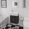Willood Juego Completo de Muebles de Cuarto de Baño con Lavabo 3 Piezas Negro