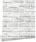 Tinicor White Brick Wallpaper Self Adhesive, Brick Effect Peel and Stick Wallpaper, Vinyl Waterproof Vintage Wall Paper, Sticky Back Plastic Contact Paper for Christmas Home Wall Decor, 44 x 300cm