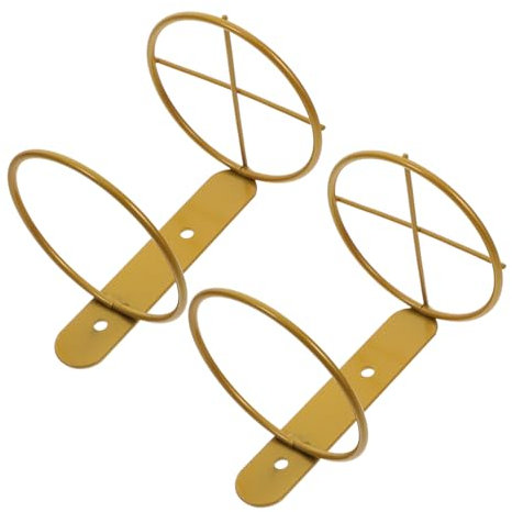 ROMISBABA 2stücke Wandmontiertes Weinregal Aus Metall Weinflaschenhalter Zur Wandmontage Weinregal Zur Präsentation Und Lagerung Flaschenhalter Für Wein Zur Effizienten Raumnutzung