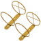 ROMISBABA 2 Pcs Eisen Wein Racks Einzelne Flasche -montiert Wein Lagerung