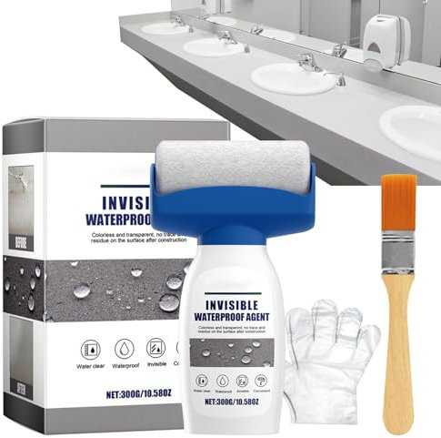 Spray adhesivo impermeable, pegamento de reparación de 300 ml antifugas – alta adherencia, secado rápido, reparación versátil para grietas sobre hormigón, madera, metal y canalones