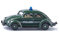siku 1560, VW Käfer Polizei, Spielzeugauto, Metall/Kunststoff, Dunkelgrün, Spielzeugauto für Kinder, Gummierte Reifen, Mit Dachlampe