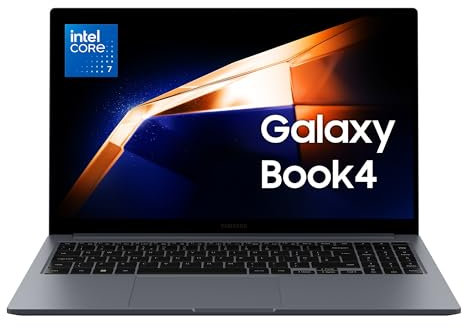 Samsung Galaxy Book4, Display (15.6”) Full HD, CPU Intel Core 7 150U, 16GB RAM LPDDR4X, 512GB SSD M.2 NVMe, Windows 11 Home - NP750XGK-KG1IT