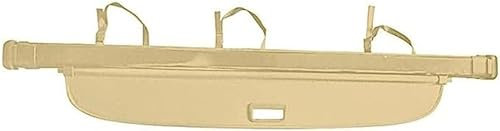 LIHONGMM Einziehbare Laderaumabdeckung für Au-di Q7 (Non Power Tailgate) 2016-2021, Kofferraumschutz, aufrollbarer Sichtschutz und Gepäckzubehör