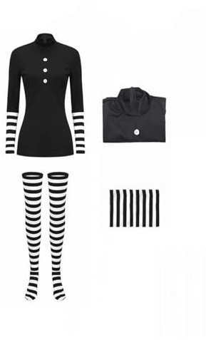 agfosa Marionette Cosplay Kostüm Outfits Costume Shirts Strümpfe Halloween Karneval