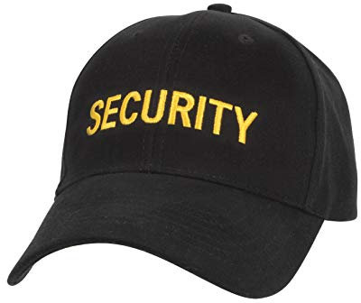 Rothco Security Super Low Profile Insignia Cap W/ Gold Embroidery
