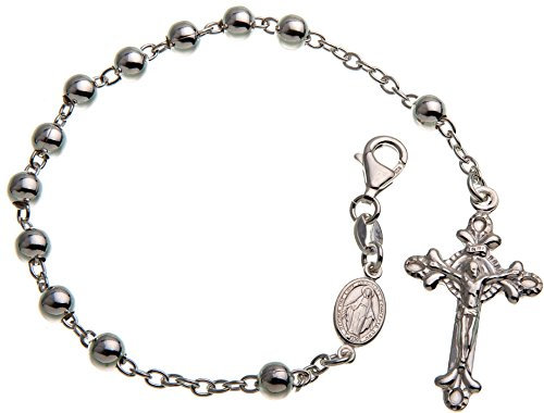 Rosenkranz Armband Alejandro 925 Silber, Länge wählbar von 18-23cm