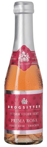 12x 0,2l - Brogsitter - Prima Rosa - Pinot Noir - Rosé-Sekt - Piccolo - Deutschland - Rosé-Sekt trocken