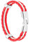 Piersando Armband Armreif geflochten Leder Fahne Motiv Fussball EM & WM Fanartikel Land Flagge Ärmel Schmuck Damen oder Herren Österreich 21cm