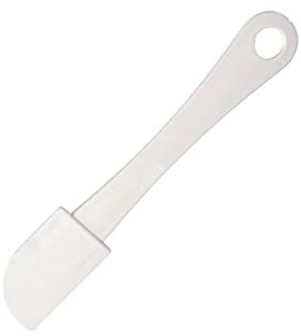 Zenker 44739 Spatule de pâtisserie, spatule de cuisine, spatule, ustensile de pâtisserie, Plastique, Silicone, Blanc, 18,5 x 3,5 cm