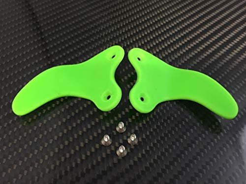 PS4 Controller Paddles 'SHARK TEETH', inkl.Schrauben, verschiedene Farben (neongrün)