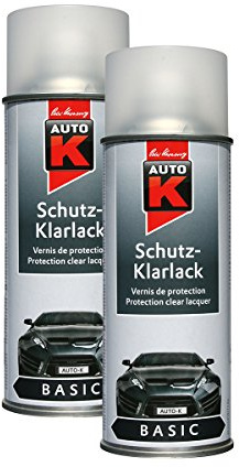 2 x kwasny 233 018 AUTO-K Vernis transparent de protection BASIC Vernis transparent satiné 400 ml