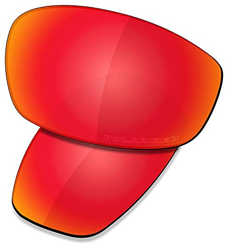 Saucer Premium Replacement Lenses for Oakley Blender OO4059 Sunglasses High Defense - Fire Red Polarized