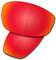 Saucer Premium Replacement Lenses for Oakley Blender OO4059 Sunglasses High Defense - Fire Red Polarized