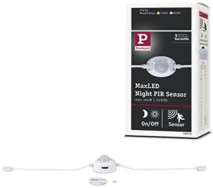 Paulmann 70974 LED Stripe MaxLED Night Bewegungssensor max. 144 Watt Lichtband Weiß Lichtstreifen Kunststoff LED Band