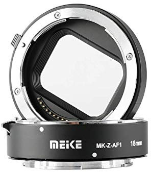 Meike MK-Z-AF1 11 mm + 18 mm Metall Autofokus Makro Verlängerung Tube Adapter Ring