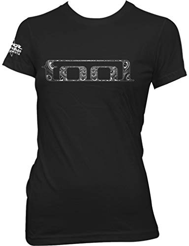 TOOL 'Eyes Logo' (Black) Womens Fitted T-Shirt (xx-Large)