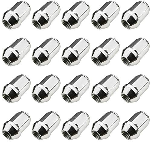 C CARBONADO Radmuttern M14x1,5 SW19 20 Stück Verzinkt | M14x1,5, SW19, 20 Stück, verzinkt, für Alufelgen und Stahlfelgen