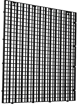 ALEGI Aquarium-Unterteilung, 4 Stück, Kunststoff-Eierkiste, Gitter-Trenner, Ei, 4 Stück, schwarz