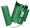 【2er Set】RESTMO IP44 wasserdichte Kabelbox für den Außenbereich (Outdoor), wetterbeständige Große Schutzbox für Verlängerungskabel, Schukostecker, Elektrowerkzeug, 290mm x 110mm x 75mm, Grün