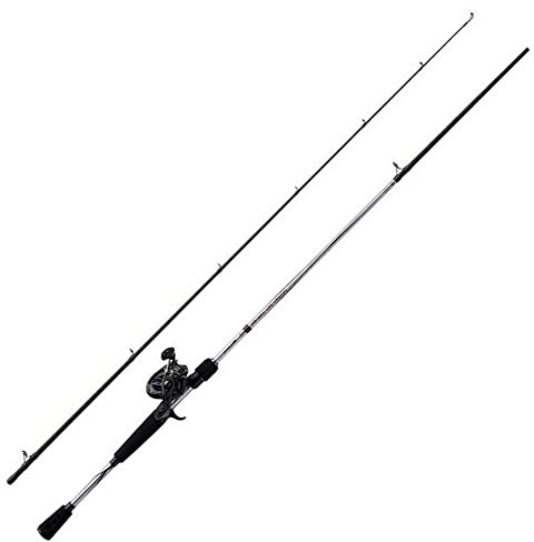 Abu Garcia Fast Attack Casting Ruten und Rollen Combo - 24T Carbon Rod, Stainless Steel Guides with Titanium Oxide Inserts, Fast Attack Baitcasting Rolle, Power Disk Drag System