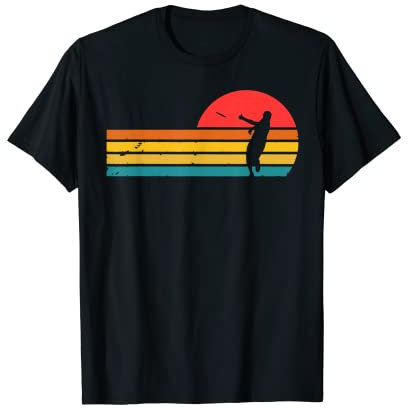 Frisbee Player 80er Retro Frisbee T-Shirt