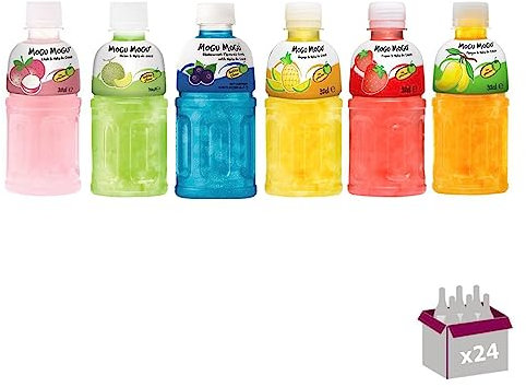 Mogu Mogu - Litschi - Melone - Schwarze Johannisbeere - Ananas - Erdbeere - Mango - 24x32cl