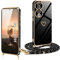 XCYYOO Coque pour Honor 90 avec Cordon,Housse Honor 90 avec Collier Antichoc Étui Silicone avec Motif Coeur d'amour Mignon Lanyard Case Honor 90 Réglable Téléphone Portable Honor 90 Cover