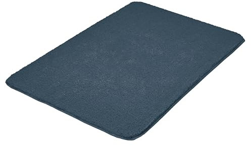 Kleine Wolke Badteppich Marco, 70x120 cm, Stahlblau