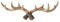 Allayu Crochet Multifonctionnel en Corne de cerf, avec Forte capacité de Charge, Crochet Mural décoratif en Bois, Crochet pour Manteau en résine élégant, Couleur Claire