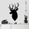 Hirsch Wandtattoo Kinderzimmer Vinyl Aufkleber Büro Innenarchitektur Dekoration Schlafzimmer Jugendzimmer Geweih Kunst Aufkleber Modern 57x101cm