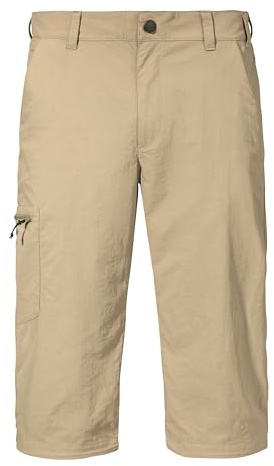 Schöffel Herren Pants Springdale1, vielseitige 3/4 Wanderhose mit elastischem Bund, Outdoor Hose mit separatem Gürtel