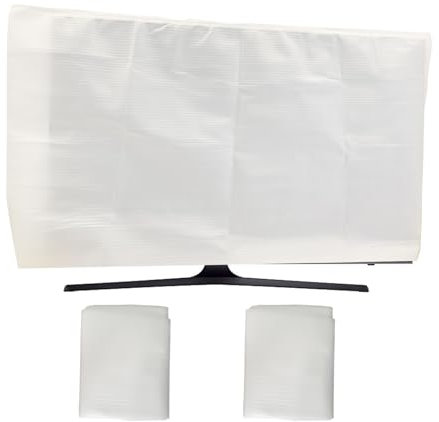 2 Pack Foam Flat Screen TV Covers Fits Up to 80L x 48W Flat Screen TV(Fits TV Screens up to 80-85),TV Display Screen Foam Protective Cover for TV Protection During Storage, Moving, or Home