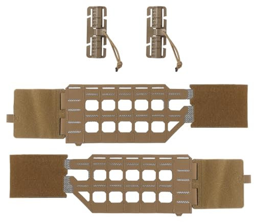 GYDEHUTJ Tactical MOLLE Vest Quick Release Elastic Cummerbund, Lightweight Girdle Side Belt Cumberbund Set