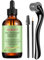 Rosmarinöl und Derma-Roller für Haarwachstum, Hautpflege, Augenbrauen- und Wimpernwachstum für Aromatherapie & Diffusor, Öl zur Behandlung von Haarausfall für Frauen und Männer (60ML)