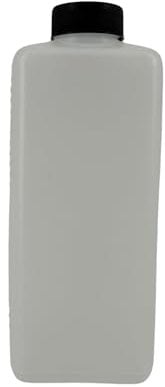 TronicXL 5 Stück Leerflasche Plastikflasche Flasche 1 Liter Kunststoff mit Schraubverschlüssen RD40 Gewinde Vierkantflasche HDPE zum befüllen leere Flasche Reiniger Reinigung Öl Kunsstoffflaschen