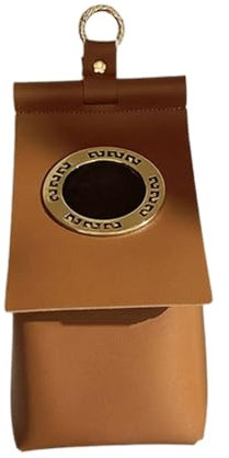 Haoyull Toilettenpapierhalter für Badezimmer, Leder, wasserdicht, nicht bohren, Wandhalterung, Aufbewahrungskoffer für Zuhause, Büro, Hotel