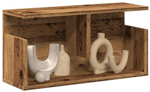 LAPOOH Wandschrank 60x20x30 cm Altholz-Optik Holzwerkstoff, Hängeschrank, Fernsehschrank, Sideboard Hängend, Sideboard Tv Lowboard, Tv Cabinet - 854830