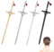 Lesezeichen Metall, 4 Stück Schwert Lesezeichen Retro Personalisiert Bookmark Schwert Haarstab Haarstäbchen mit Kristall Anhänger Vintage Haar Stäbchen Geschenke für Buchliebhaber und Mädchen