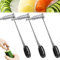 Piranha Spiral Cutter, 2025 New Stainless Steel Spiral Cutter, Kitchen Spirals Cutters Gadgets Vegetable Spiralizer for Cucumber, Potato, Carrot Manual Kitchen (3Pcs)