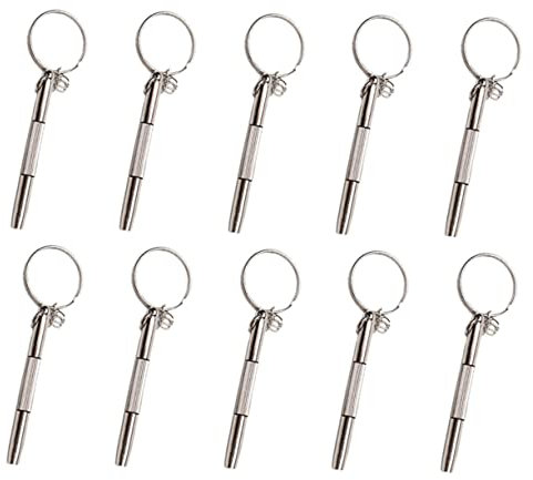DIYEAH 1 Set Driver Del Cacciavite Micro Guarda I Cacciaviti Fissaggio Strumento Di Riparazione Dell'orologio Avvitatore Bicchieri Cacciavite Per Orologi Strumenti Di Orologeria 10 Pezzi